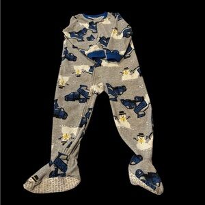 Snowman & Dump Truck Fleece Pajama